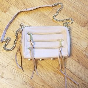 Rebecca Minkoff Mini 5 Zip Bag Millennial Pink